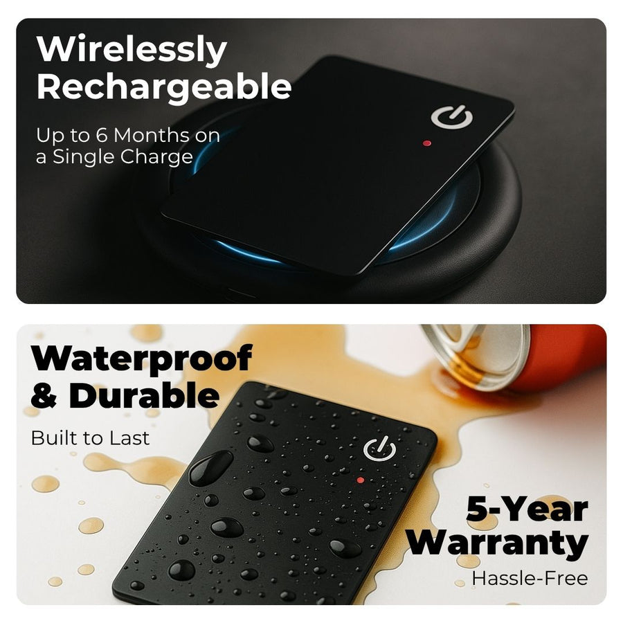 Ultra Slim Card Tracker Bundle 3 Cards Get 2 Free - Never Lose Your Valuables Again